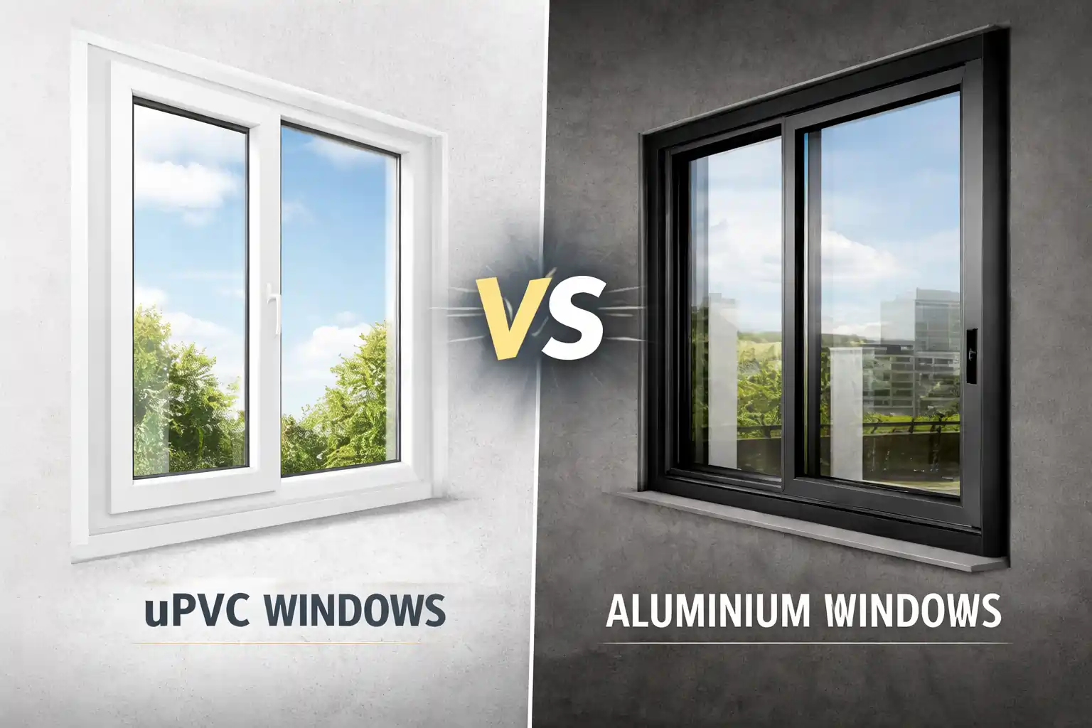 uPVC vs Aluminium Windows: Which One Should You Choose?